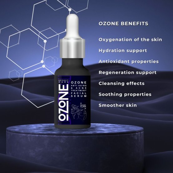 Revitalizační ozonované obličejové sérum 20 ml